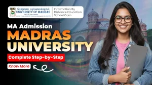 MA Admission University of Madras