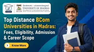 Top Distance BCom Universities in Madras